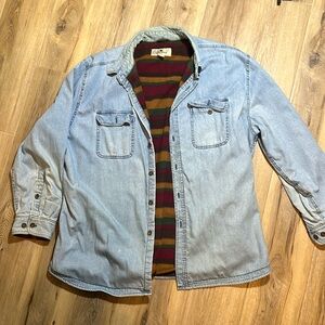 Fleece lined jean jacket, vintage Woolrich #14